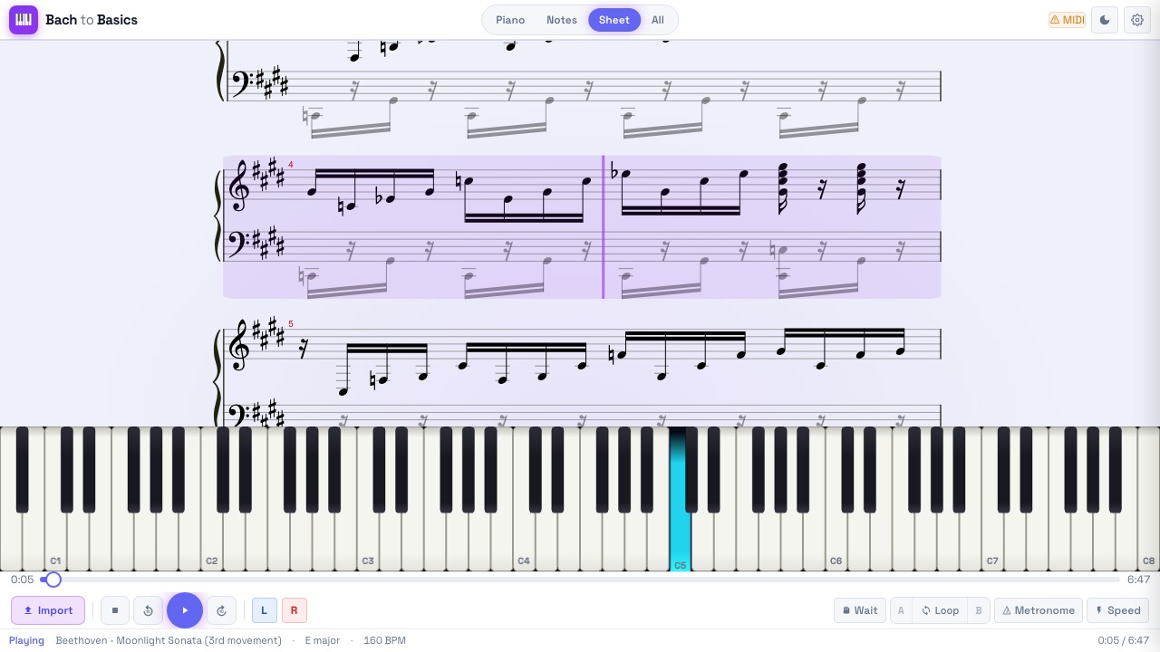 Sheet music